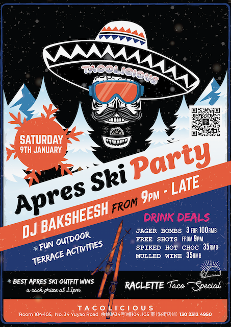 Apres Ski Party at Tacolicious – Shanghai Events – That's Shanghai